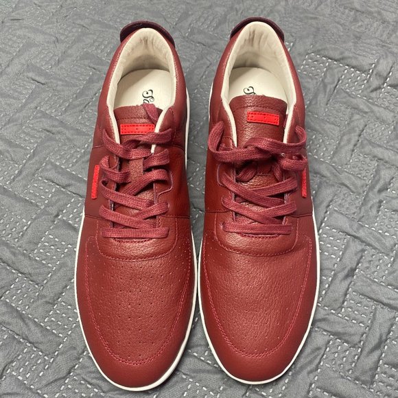 Savalé Men's Harmann / Burgundy White Shoes Size 11.5 - Picture 1 of 9